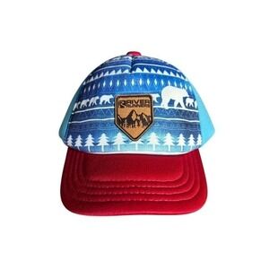 Locale Boys Infant/Toddler Soft Terry Cloud Baseball Hat Cap w/Bears Trees NEW